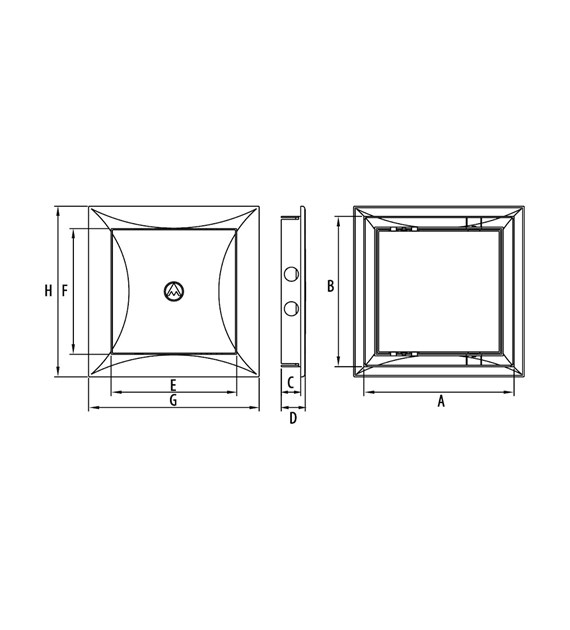 DR 150x200 (drzwiczki rewizyjne) grafit - nowość