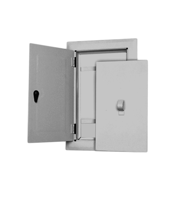 Drzwiczki kominkowe DR/KOM 150x250 nierdzewne