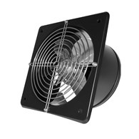 WBS 160 (Osiowy wentylator ścienny) Czarny