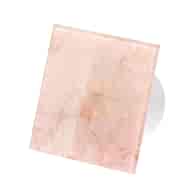 Veroni Glass 100 S-P (wentylator domowy z przepustnicą ) Biały Beige Pink Stone
