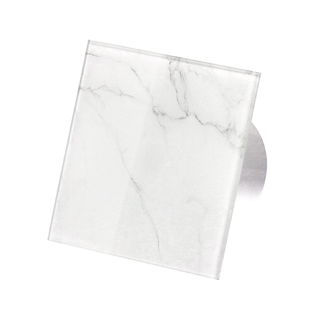 Veroni Glass 100 S (wentylator domowy) Biały White Marble