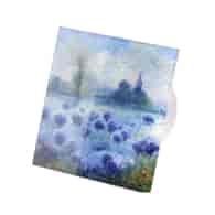 Veroni Glass 100 S-P (wentylator domowy z przepustnicą) Biały Blue Monet Kitchen