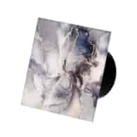 Veroni Glass 100 WC-P (wentylator domowy z przepustnicą) Czarny Stone Grey Flower