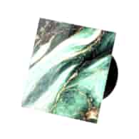 Veroni Glass 100 WC-P (wentylator domowy z przepustnicą) Czarny Green Marble