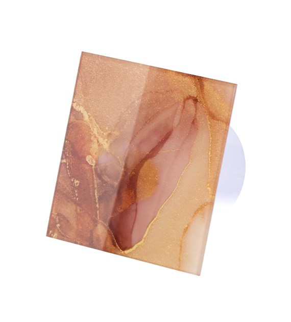 Veroni Glass 100 WCH-P (wentylator domowy z przepustnicą) Biały Beauty Desert