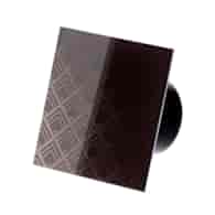 Veroni Glass 100 WCH-P (wentylator domowy z przepustnicą) Czarny Black Diamonds
