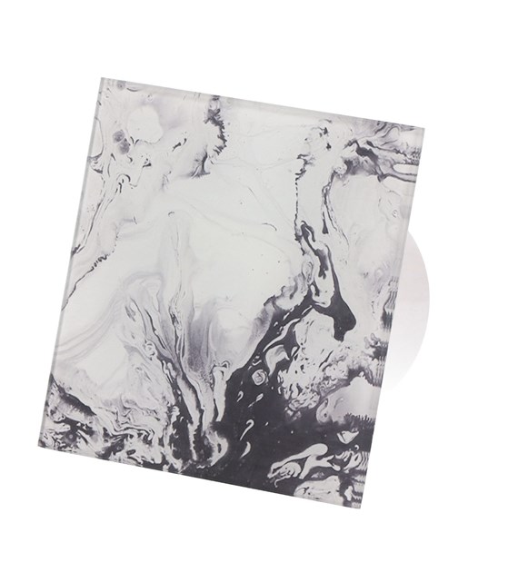 Veroni Glass 120 S (wentylator domowy) Biały White Paint