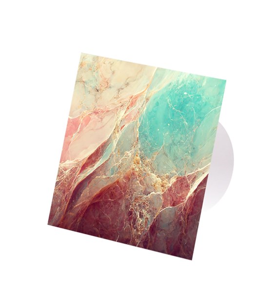 Veroni Glass 120 S (wentylator domowy) Biały Colorful Heaven