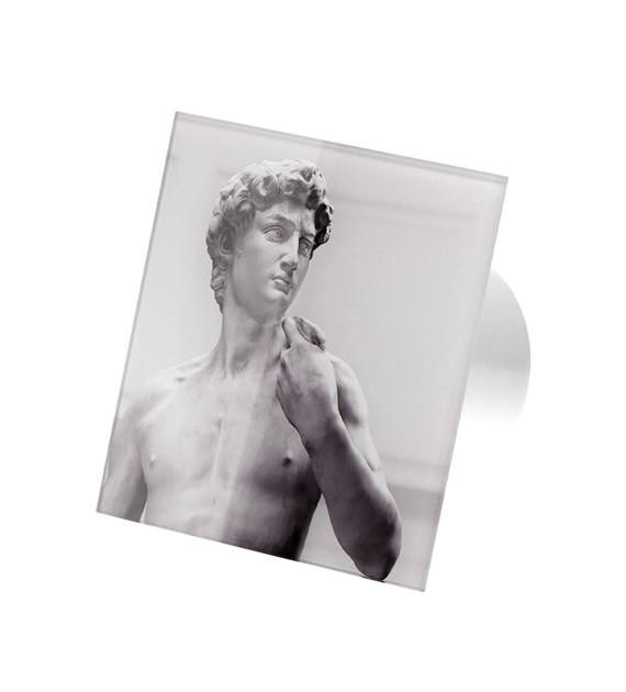 Veroni Glass 120 S (wentylator domowy) Biały Renaissance Sculpture