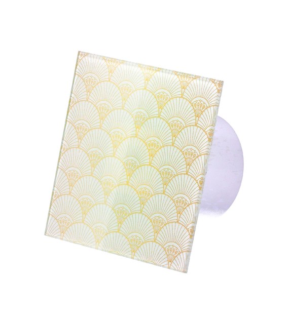 Veroni Glass 120 S (wentylator domowy) Biały Gold Fans