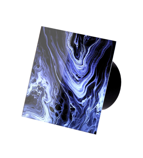 Veroni Glass 120 S (wentylator domowy) Czarny Dark Leaf