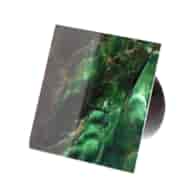 Veroni Glass 120 S-P (wentylator domowy z przepustnicą) Czarny Dark Leaf
