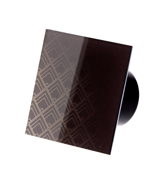 Veroni Glass 120 S (wentylator domowy) Czarny Black Diamonds