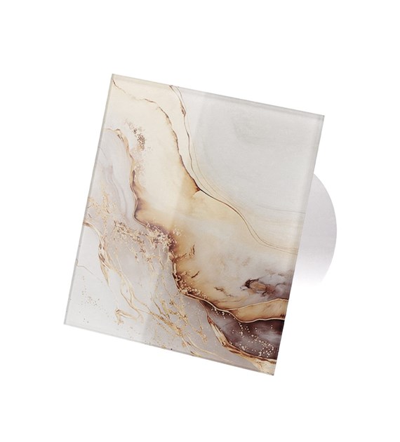 Veroni Glass 120 WC (wentylator domowy) Biały Gold Way