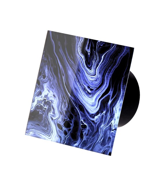 Veroni Glass 120 WC (wentylator domowy) Czarny Dark Paint