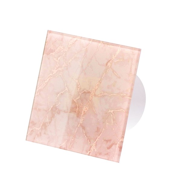 Veroni Glass 120 WCH (wentylator domowy) Biały Beige Pink Stone